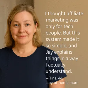 Tina, 61-year-old from Tasmania, says MAP and Jay made her feel seen and confident as a complete beginner